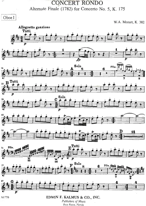 Oboe 1, 2