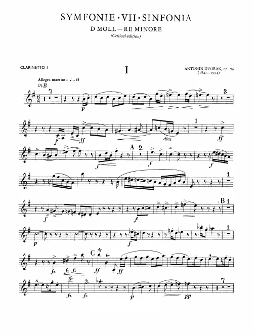 Clarinet 1, 2 (B, A)