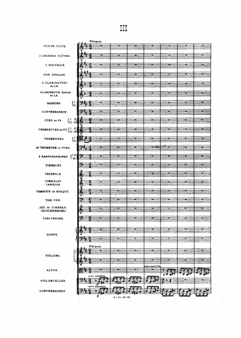 III. Vivace.