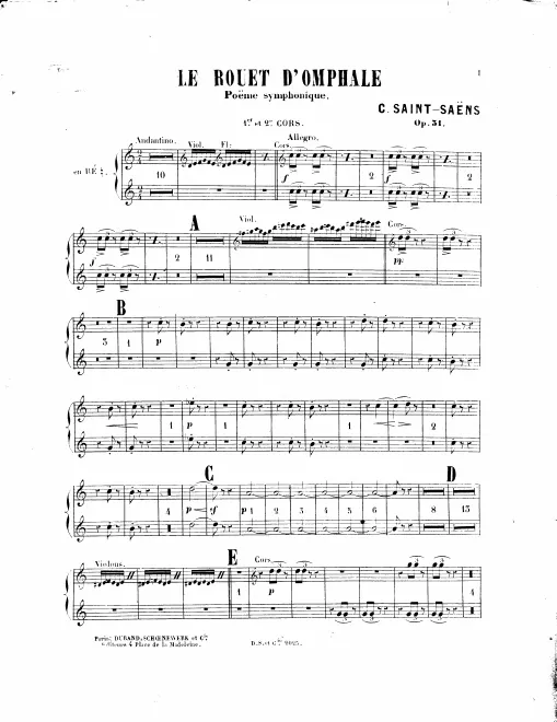 Horn 1/2 (D), 3/4 (E)