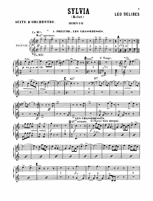 Horn 1/2, 3/4 (E/E)