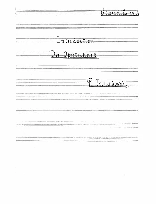 Clarinet 1/2 (A)