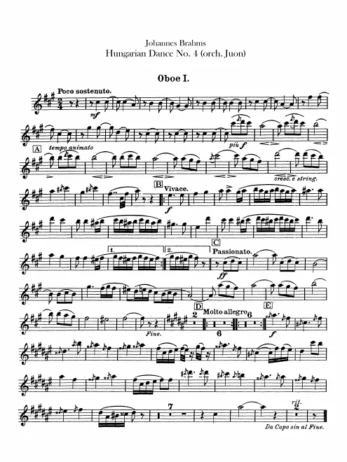 Oboe 1, 2