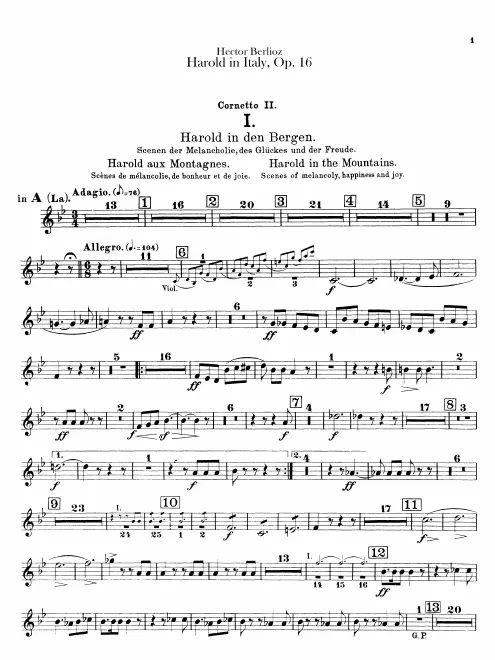 Cornet 2 (A, B♭)