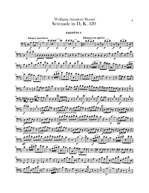 Bassoon 1, 2