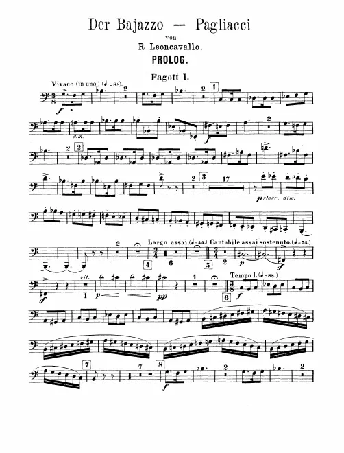 Bassoon 1, 2/3