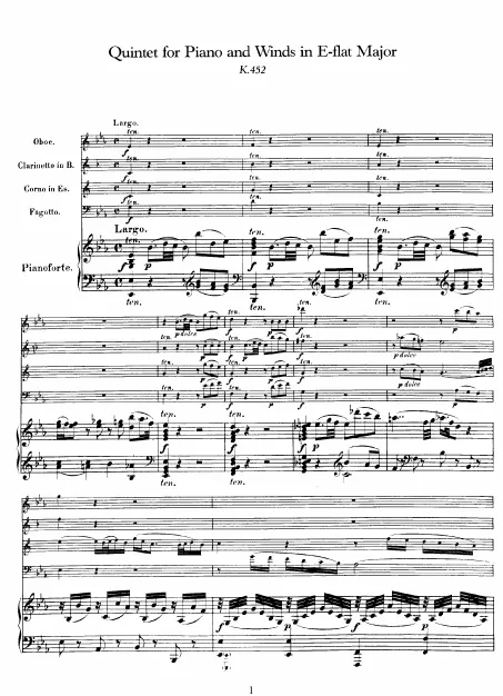Complete Score (modern reprint)