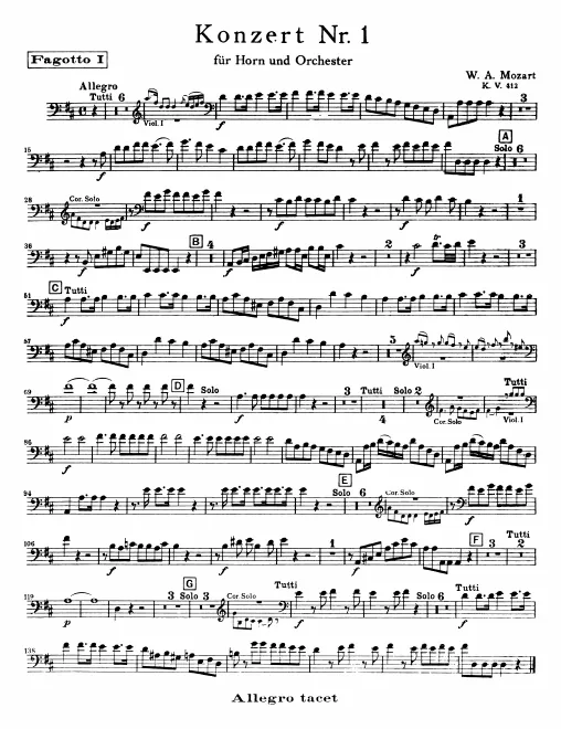 Bassoon 1, 2