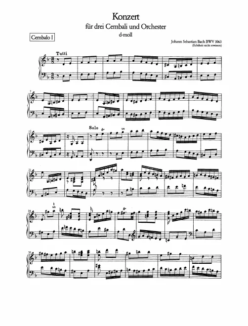 Harpsichord 1 solo
