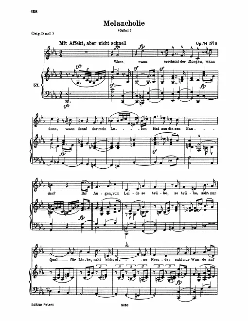Complete Score (original / high voice)