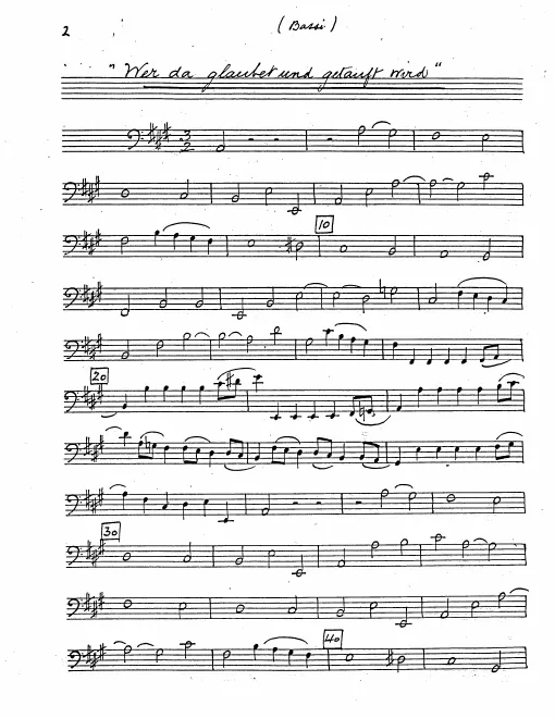 Cellos/Basses