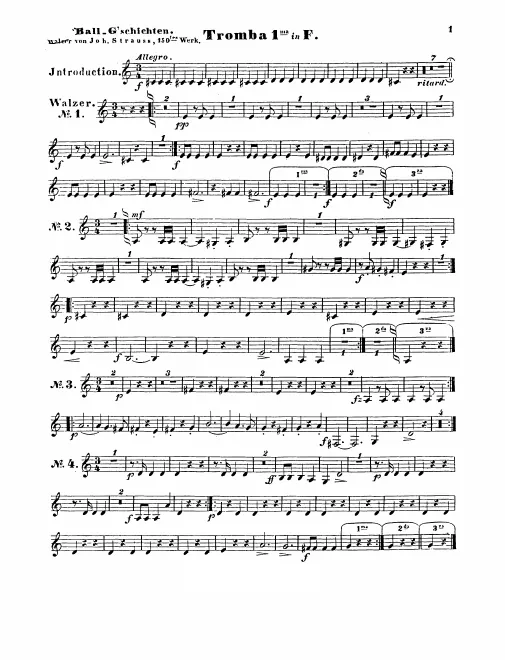 Trumpet 1, 2 (F)