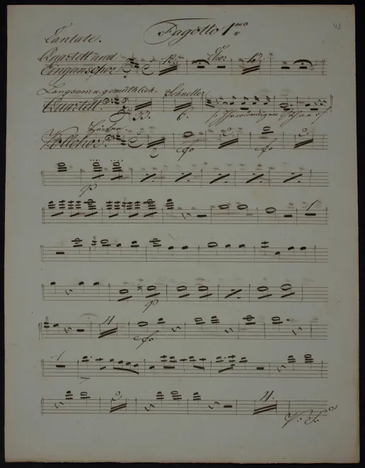 Bassoon 1, 2
