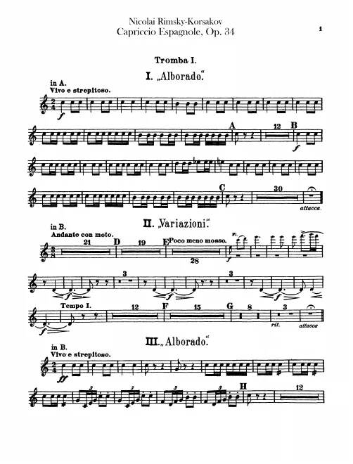 Trumpet 1, 2 (A/B)