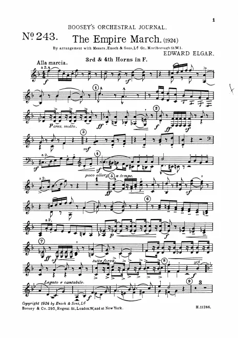 Horn 3/4 (F)