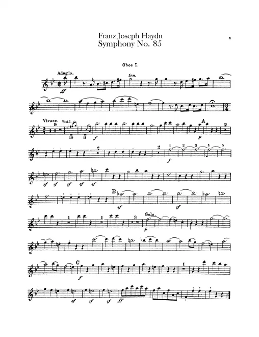 Oboe 1, 2