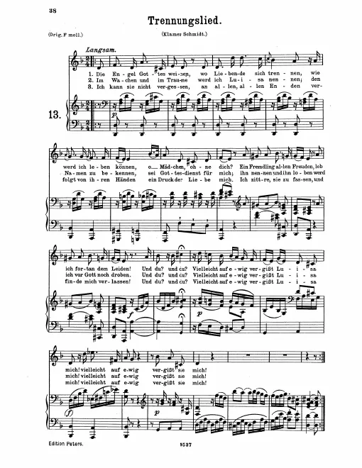 Complete Score (low voice, )