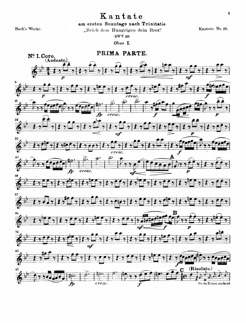 Oboe 1, 2
