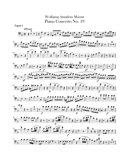 Bassoon 1, 2
