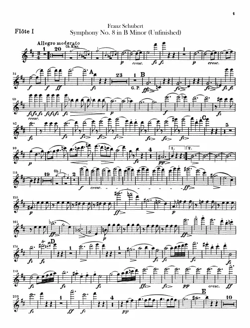Flute 1, 2