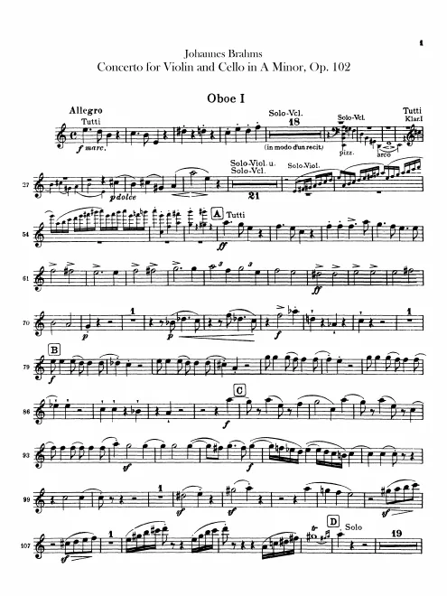 Oboe 1, 2
