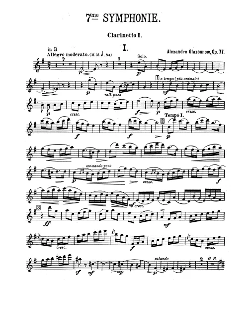 Clarinet 1, 2 (B/A)