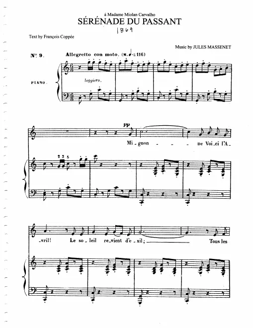 Complete Score (C major: medium voice)