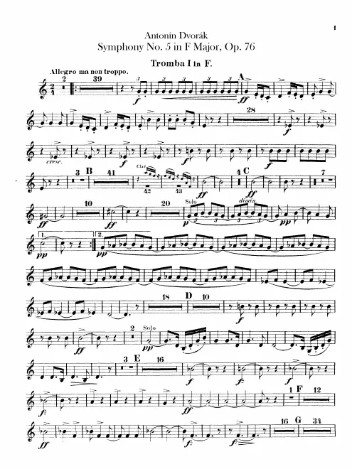Trumpet 1, 2 (F)
