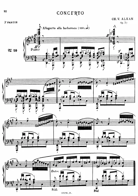 10. Allegretto alla barbaresca (III)