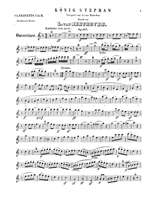 Clarinet 1, 2