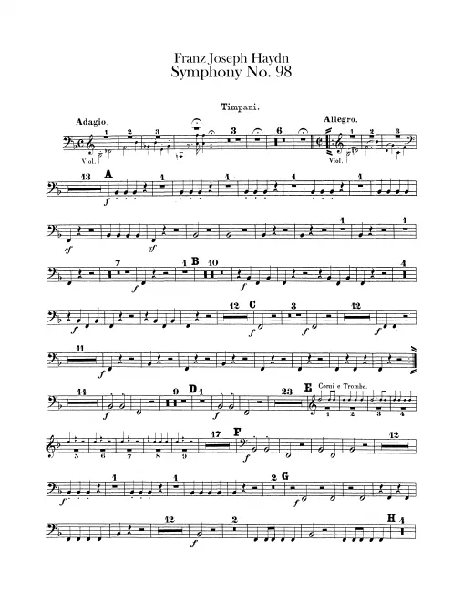 Timpani (B/F)