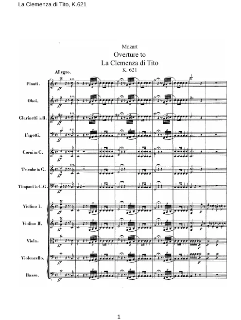 Complete Score (modern reprint)