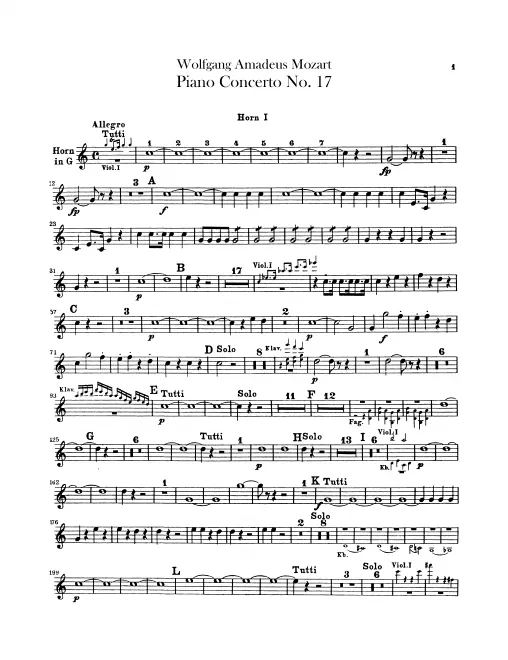 Horn 1, 2 (G, C)