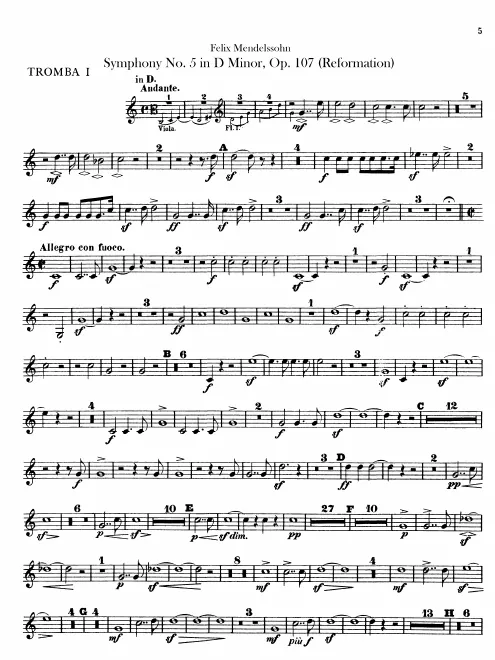 Trumpet 1, 2 (D, E)