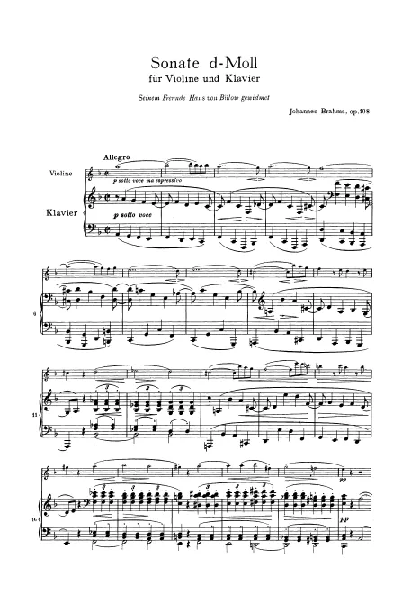 Complete Score and Violin Part (lower resolution)