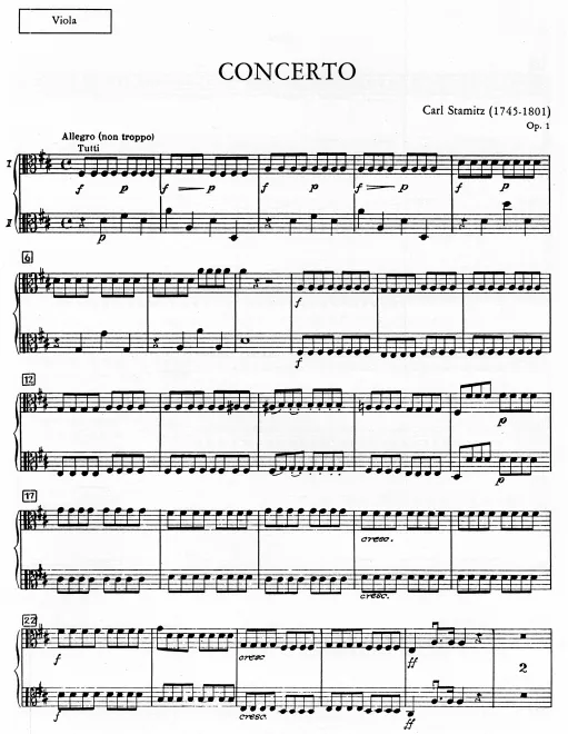 Violas I, II
