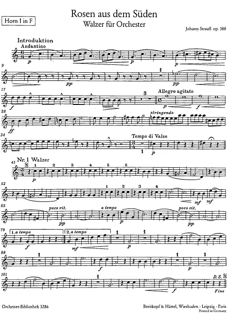 Horn 1/2/3/4 (F)