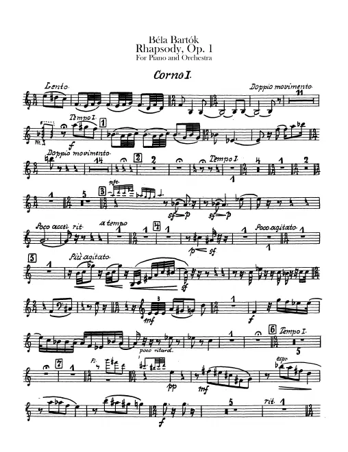 Horns 1, 2, 3, 4