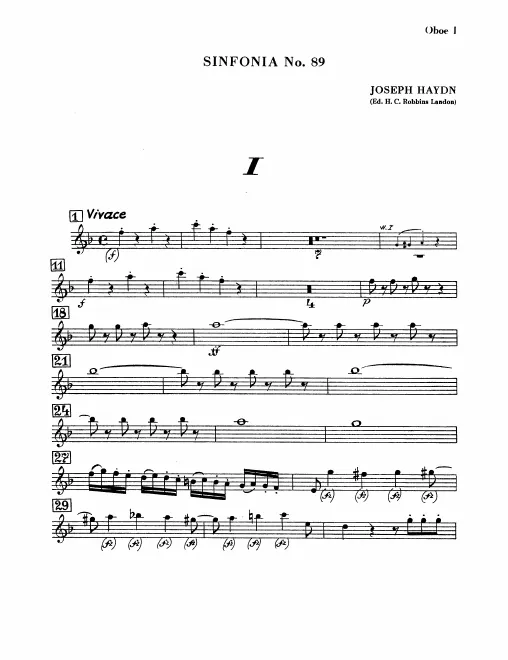 Oboe 1, 2