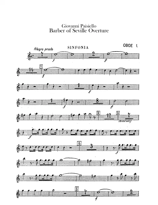 Oboe 1, 2
