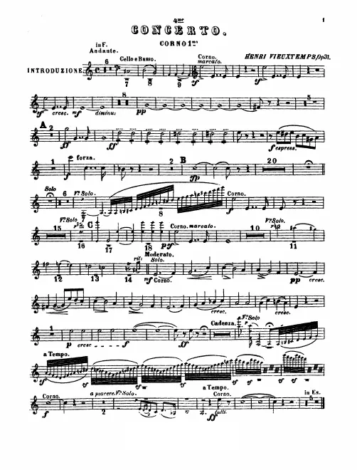 Horn 1, 2, 3, 4 (F, D)