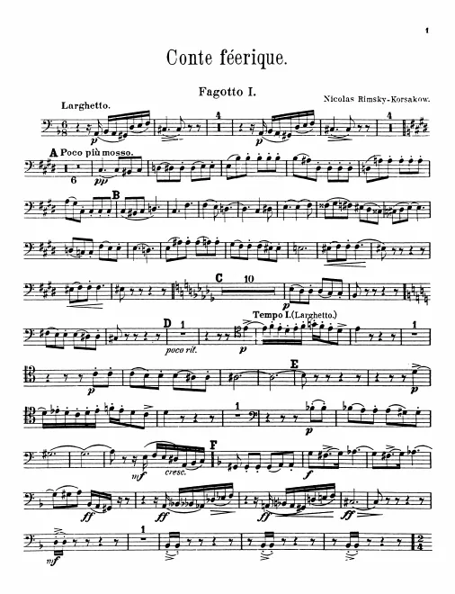 Bassoon 1, 2