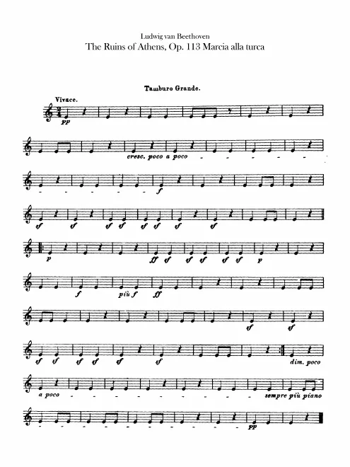 Bass Drum, Triangle