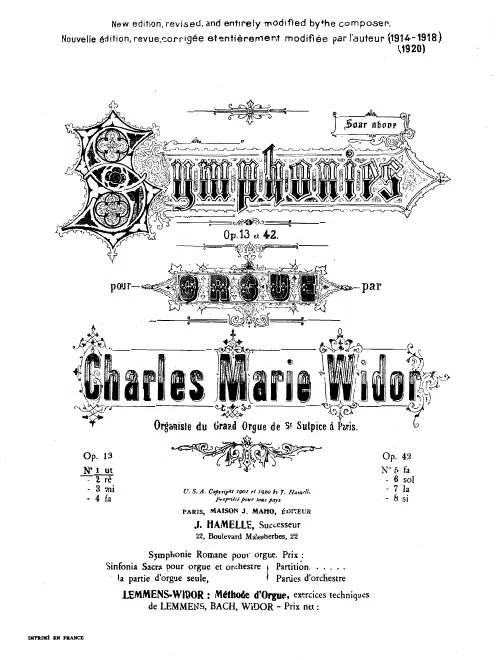 Complete Score (1918 revision)
