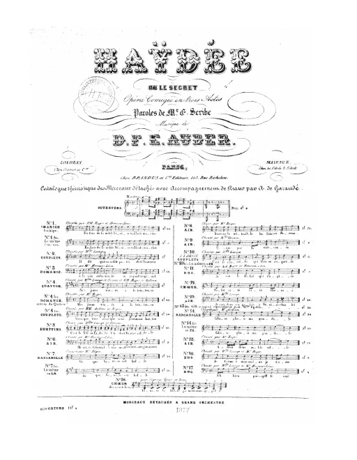 No.7, Barcarolle: "Ah! que la nuit est belle" (Act I, No.5c)