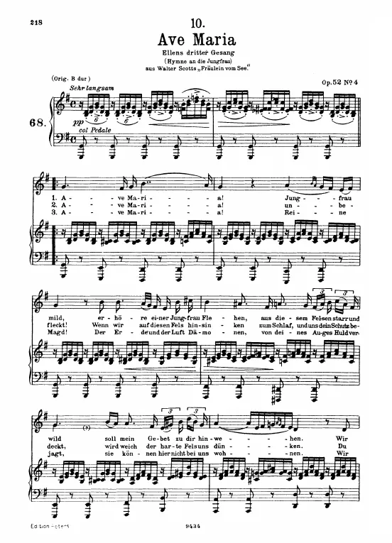 Complete Score (medium-low voice, in )