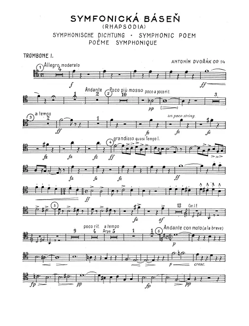 Trombone 1, 2, 3, Tuba