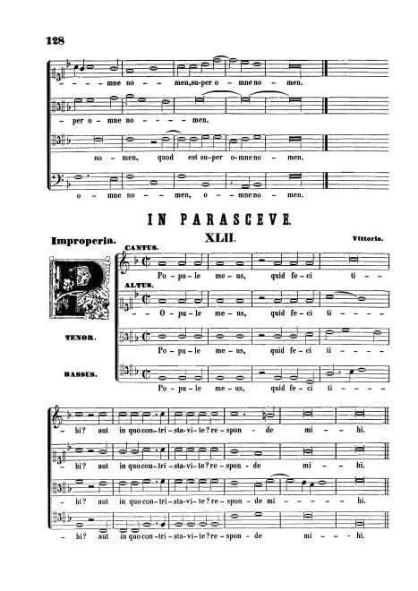 Complete score in F (monochrome)