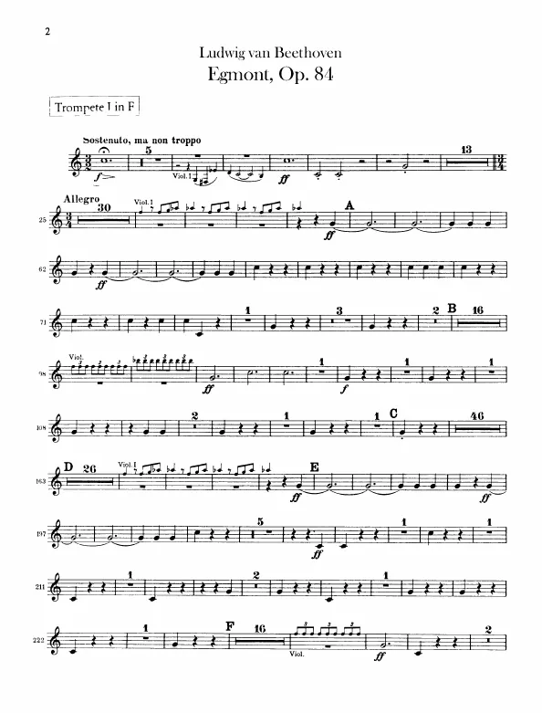 Trumpet 1, 2 (F)