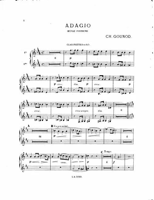 Clarinet 1/2 (B♭)